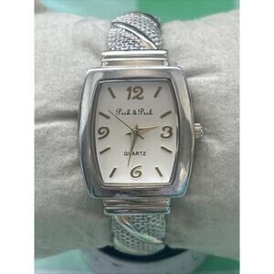 Peck & Peck Two Tone Women’s Cuff Watch